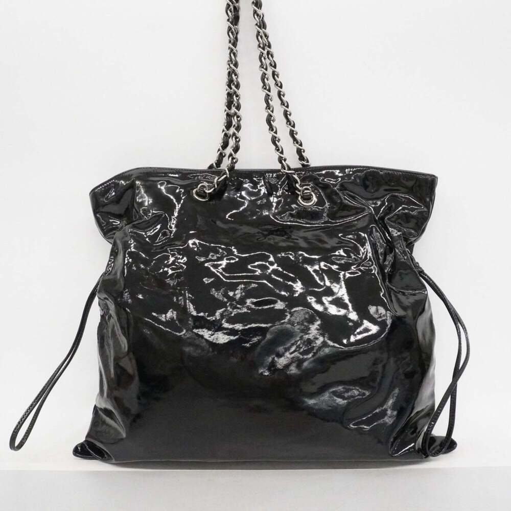 CHANEL Black Leather Tote Bag - Picture 10 of 10